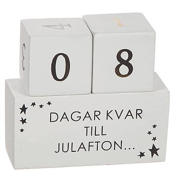 Julkalender i trä