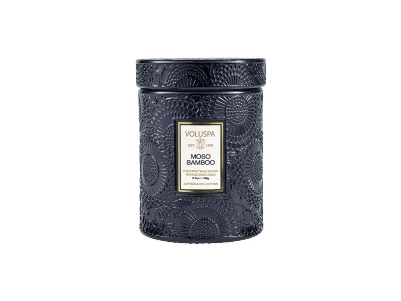 Moso Bamboo Mini Glass Jar - Japonica 