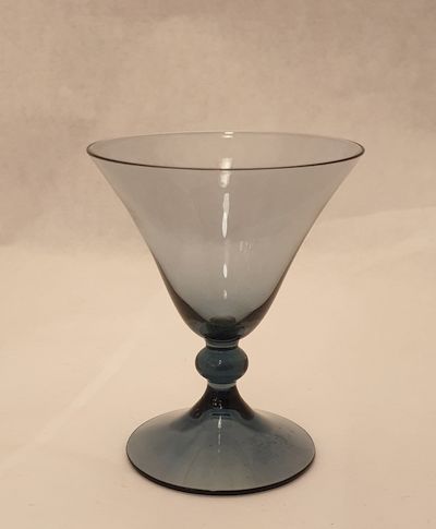 Liqueur glass blue-gray 1920s - 2