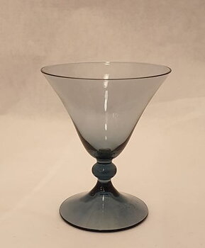 Liqueur glass blue-gray 1920s