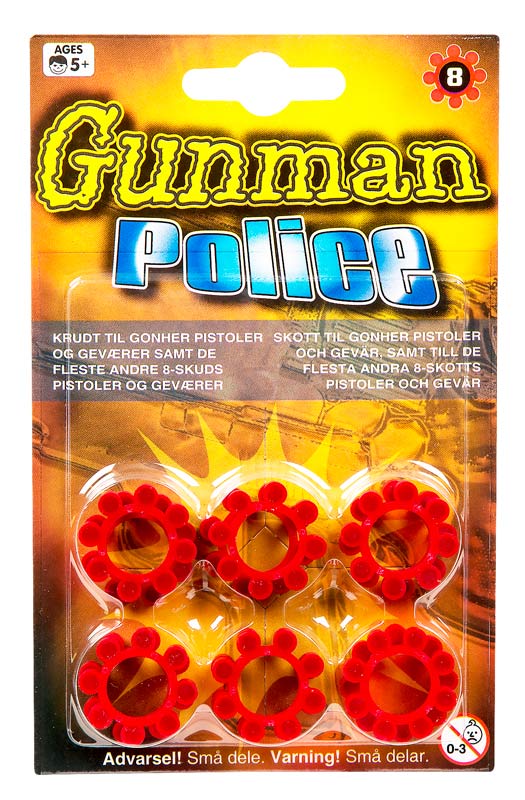 Gunman Knallskott 8 st