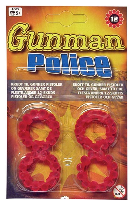 Gumman Knallskott 12 st