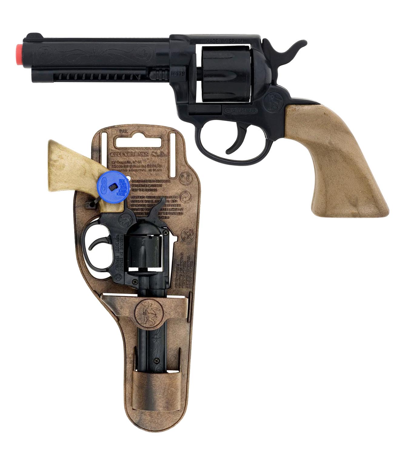 Gonher Cowboy Knallpistol med Hölsa