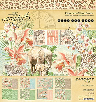 Graphic45 - Wild & Free - Block 8x8"