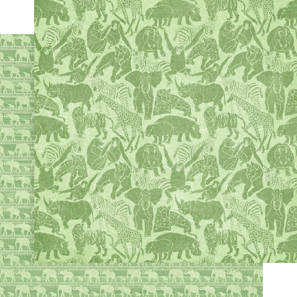 Graphic45 - Wild & Free - Block 8x8" - 6