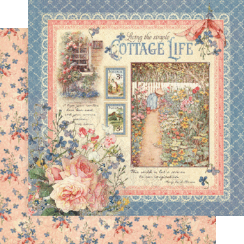 Graphic45 - Cottage Life - Block 8x8"