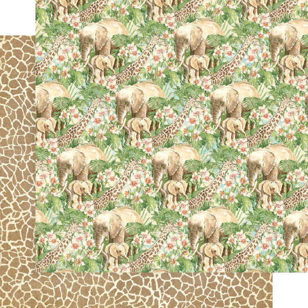 Graphic45 - Wild & Free - Collection pack 12x12" inkl stickersark - 5
