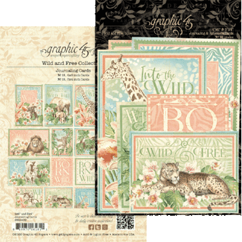 Graphic45 - Wild & Free - Journaling Cards