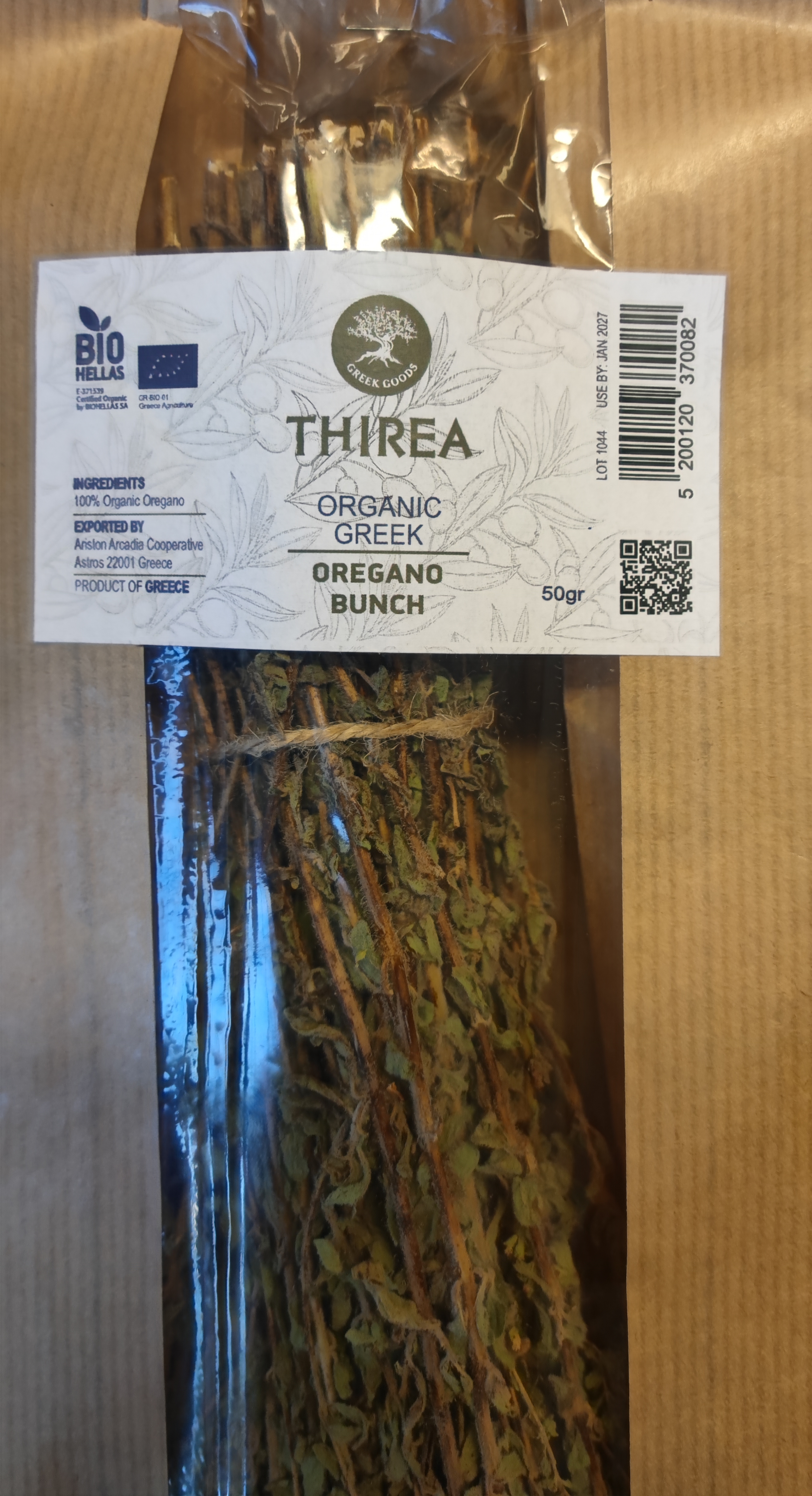 oregano organic 50g, THIREA, - 2