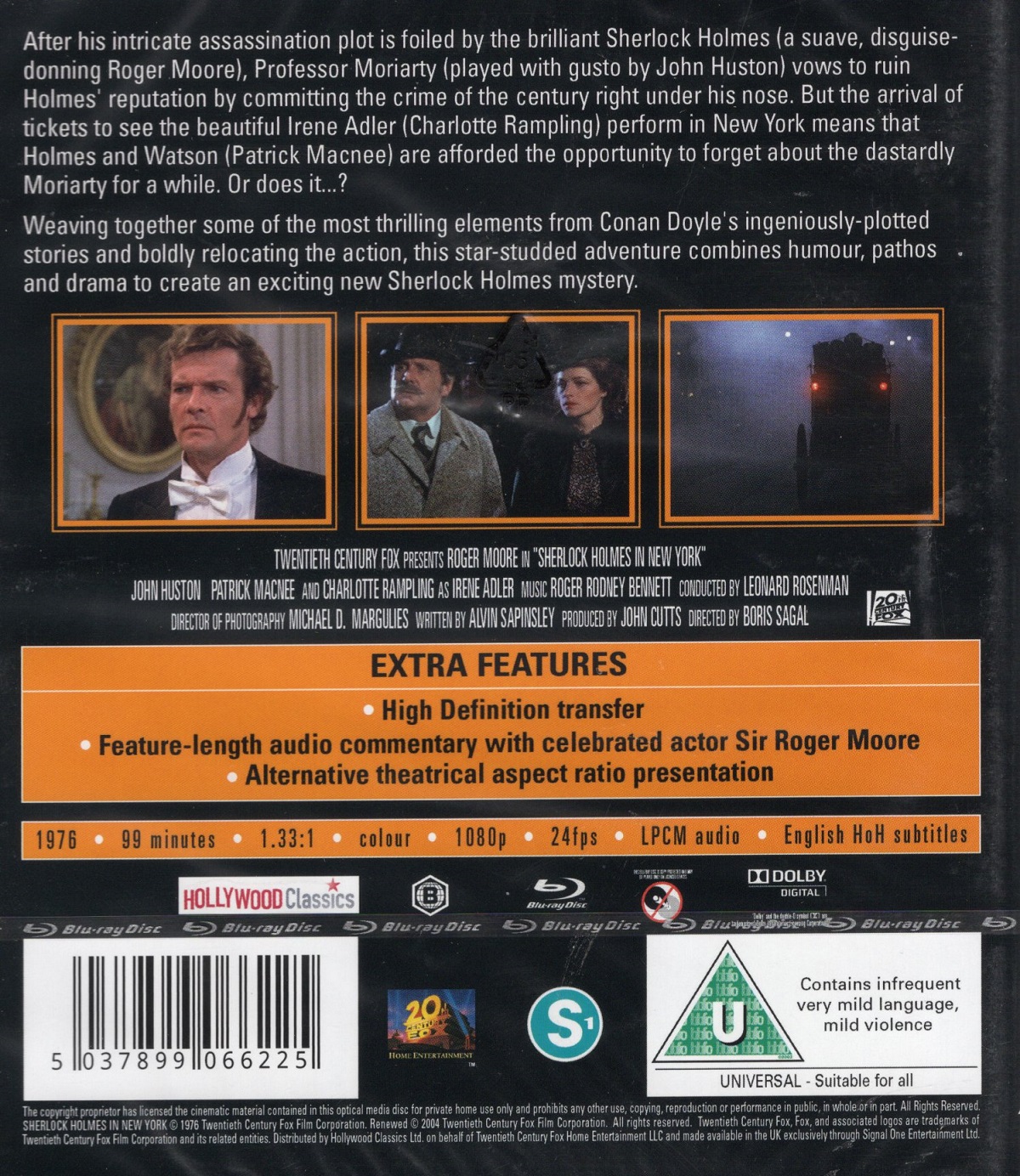 Sherlock Holmes In New York (ej svensk text) (Blu-ray) - 2