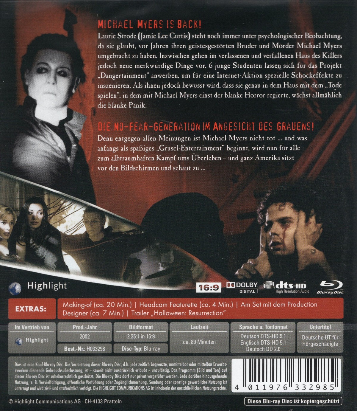 Halloween - Resurrection (ej svensk text) (Blu-ray) - 2