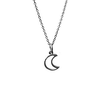 IAMLUND Måne halsband silver