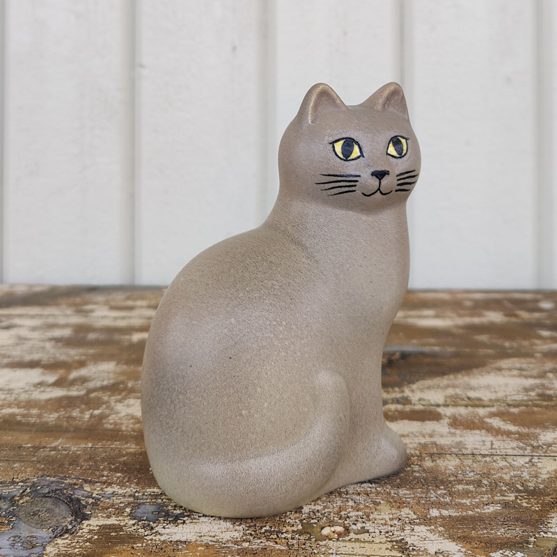 Måns midi helgrå katt av Lisa Larson - 2