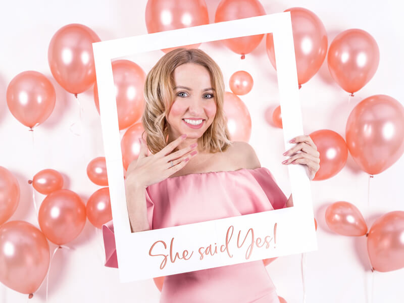 Fotoram | "She said yes" | Möhippa | Rosé