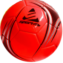 SportMe Fotboll Röd, Storlek 3