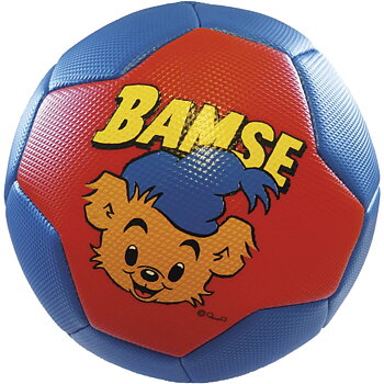 SportMe Bamse Fotboll Blå/Röd, storlek 3