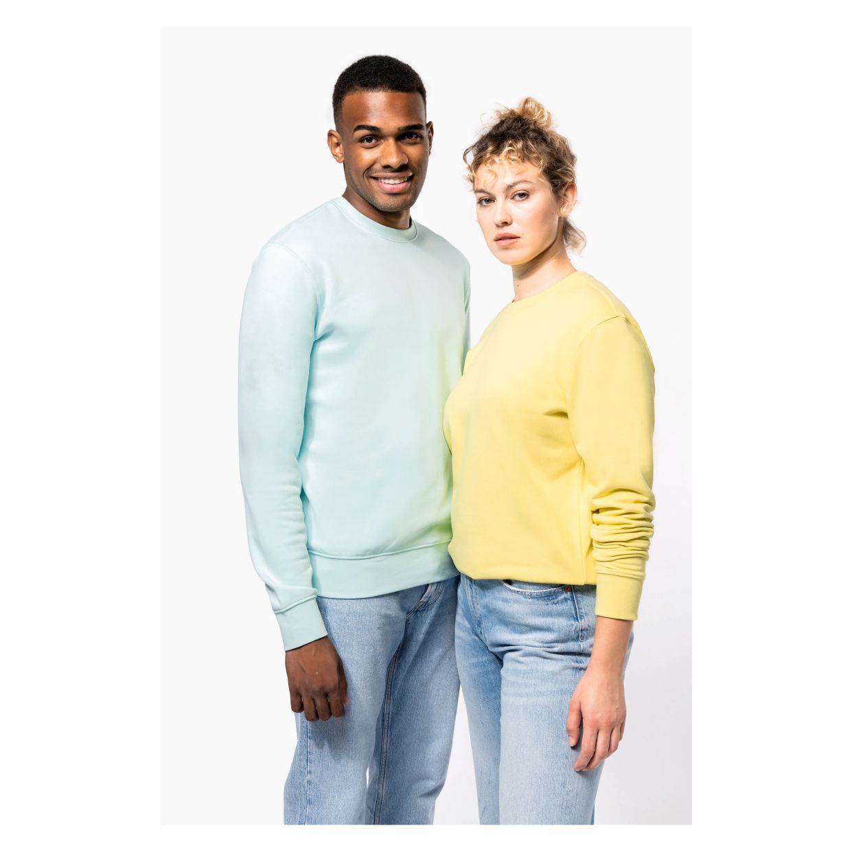 Unisex Collegetröja med broderad logo - 2