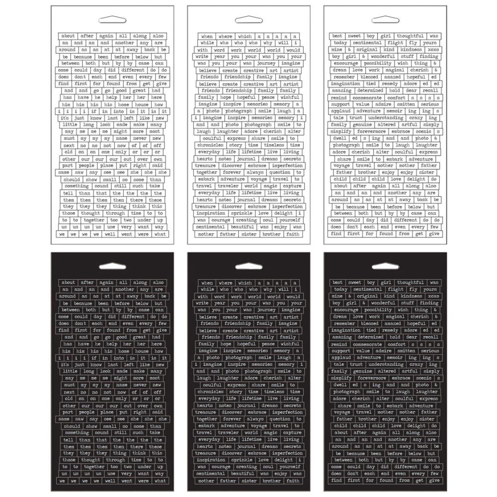 Tim Holtz- Idea-ology Chitchat Sticker Tablet - 2
