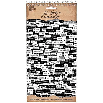 Tim Holtz- Idea-ology Chitchat Sticker Tablet