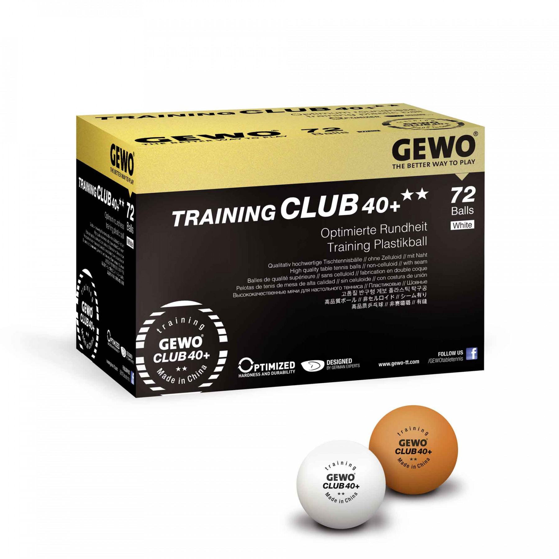 Gewo Polyball Training Club XX 40+ 72-pack
