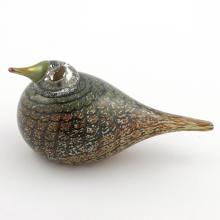 オイバ・トイッカ  ガラスの鳥  Spotted Crake クイナ  2001年 16/8cm
