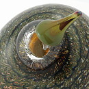 Oiva Toikka (2001) Spotted Crake (Luhtahuitti) Glass Bird 16/8 cm