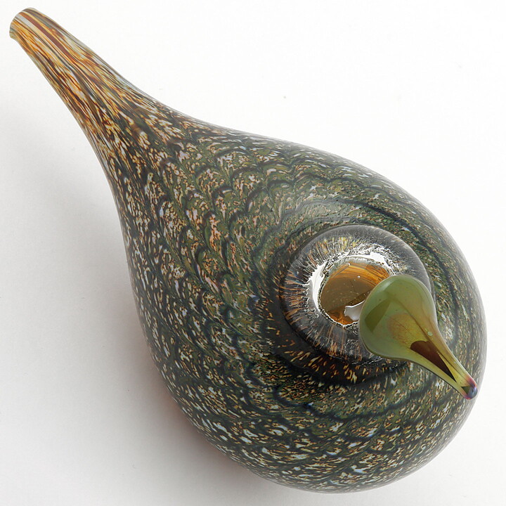 オイバ・トイッカ  ガラスの鳥  Spotted Crake クイナ  2001年 16/8cm