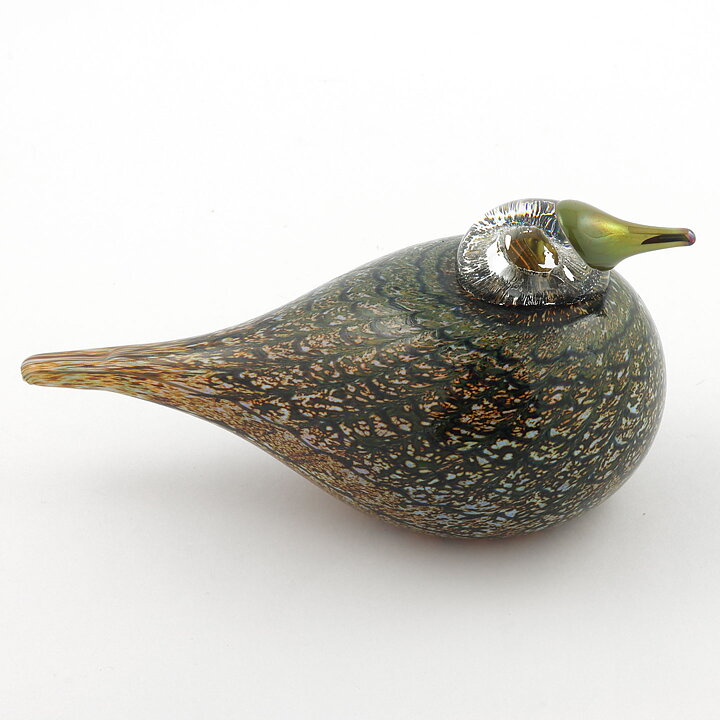 オイバ・トイッカ  ガラスの鳥  Spotted Crake クイナ  2001年 16/8cm
