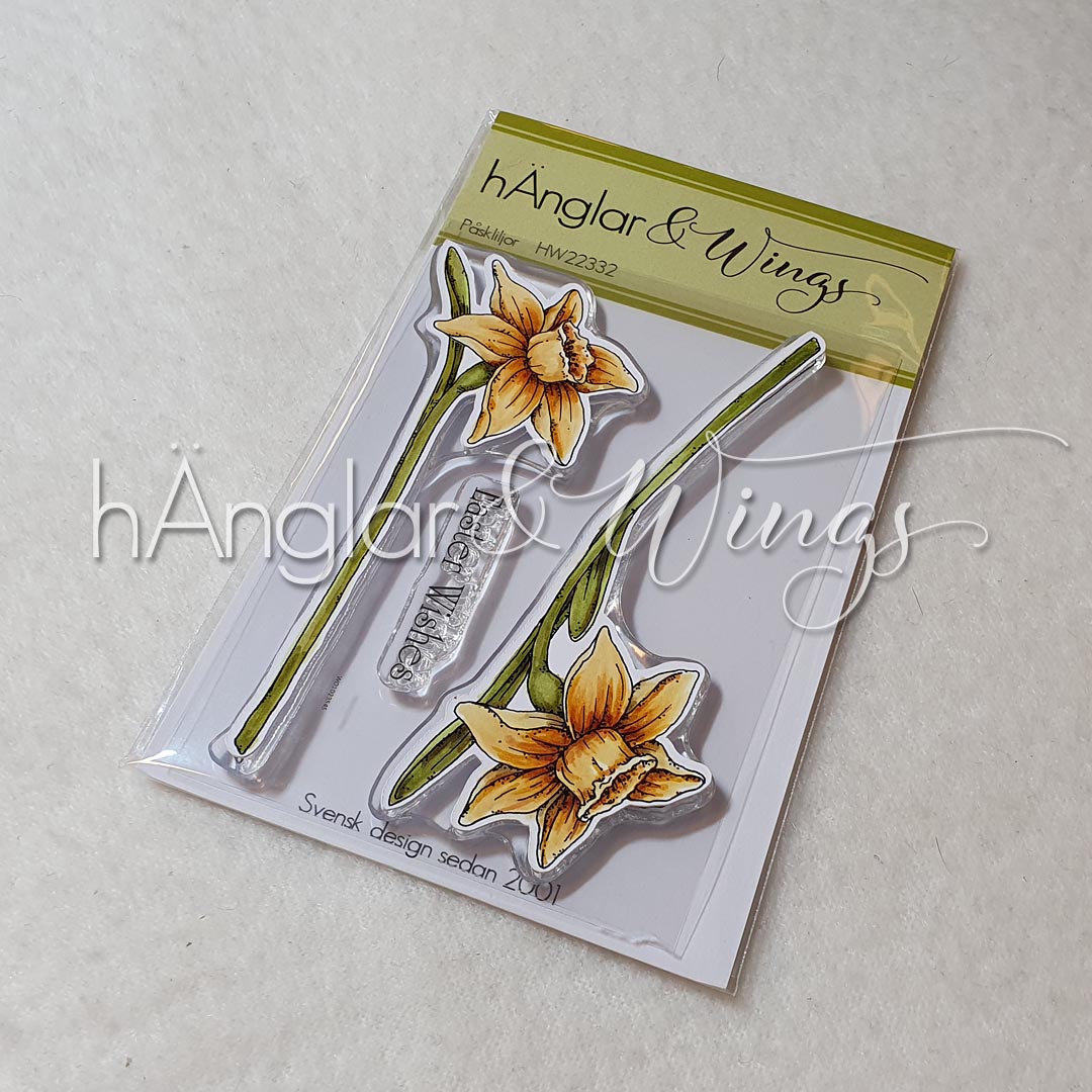 HW  Clear Stamps - Påskliljor A7