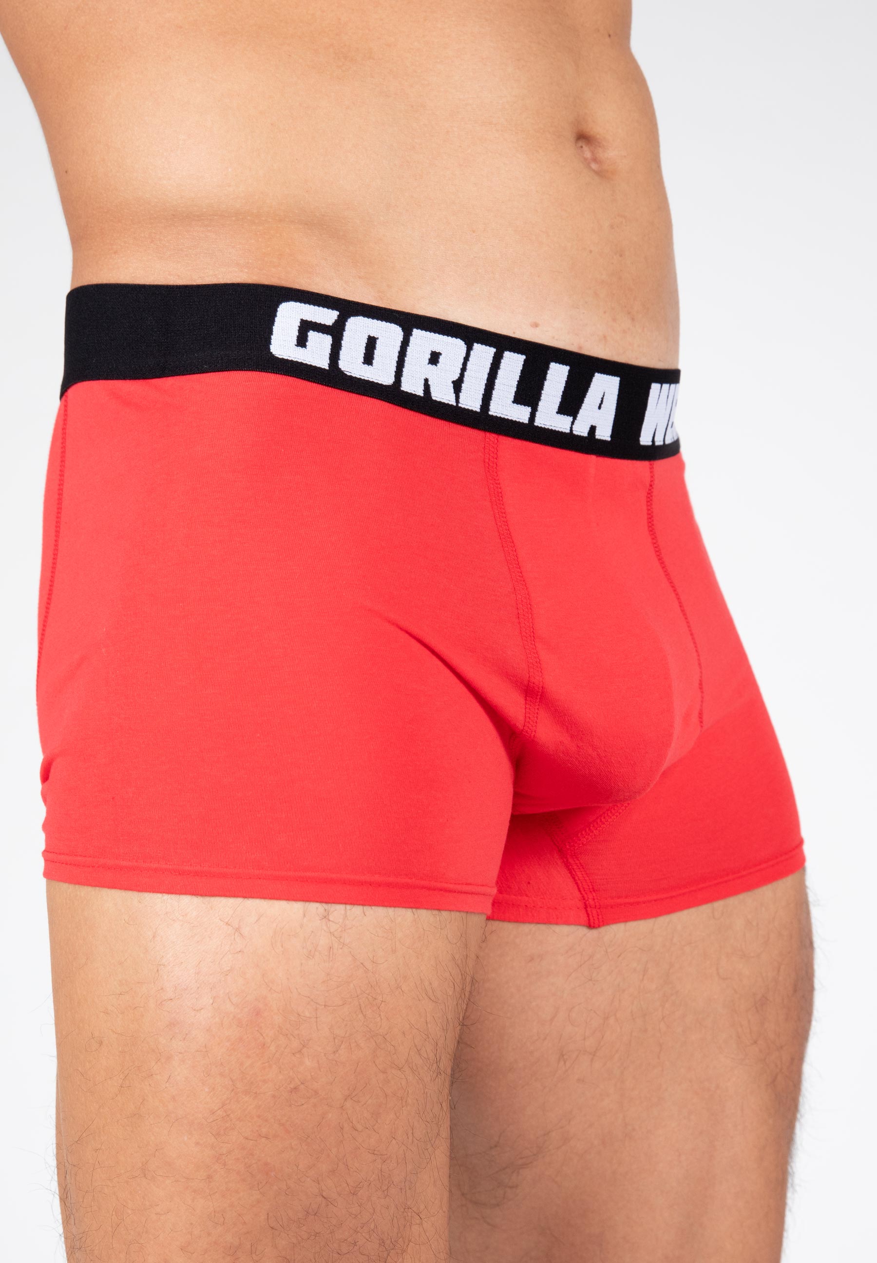 Gorilla Wear Boxershorts 3-pack, grey/navy/red - 14