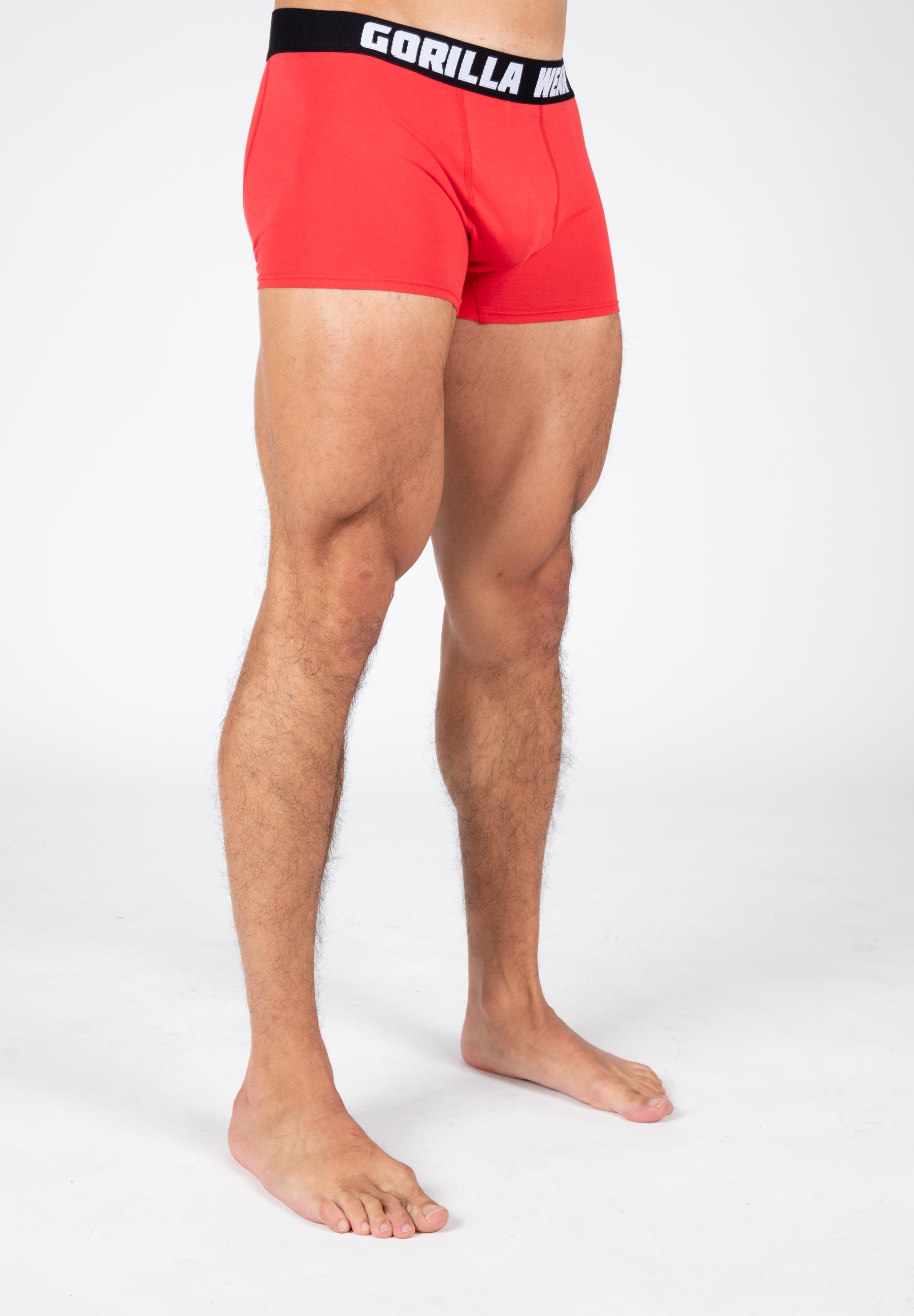 Gorilla Wear Boxershorts 3-pack, grey/navy/red - 15