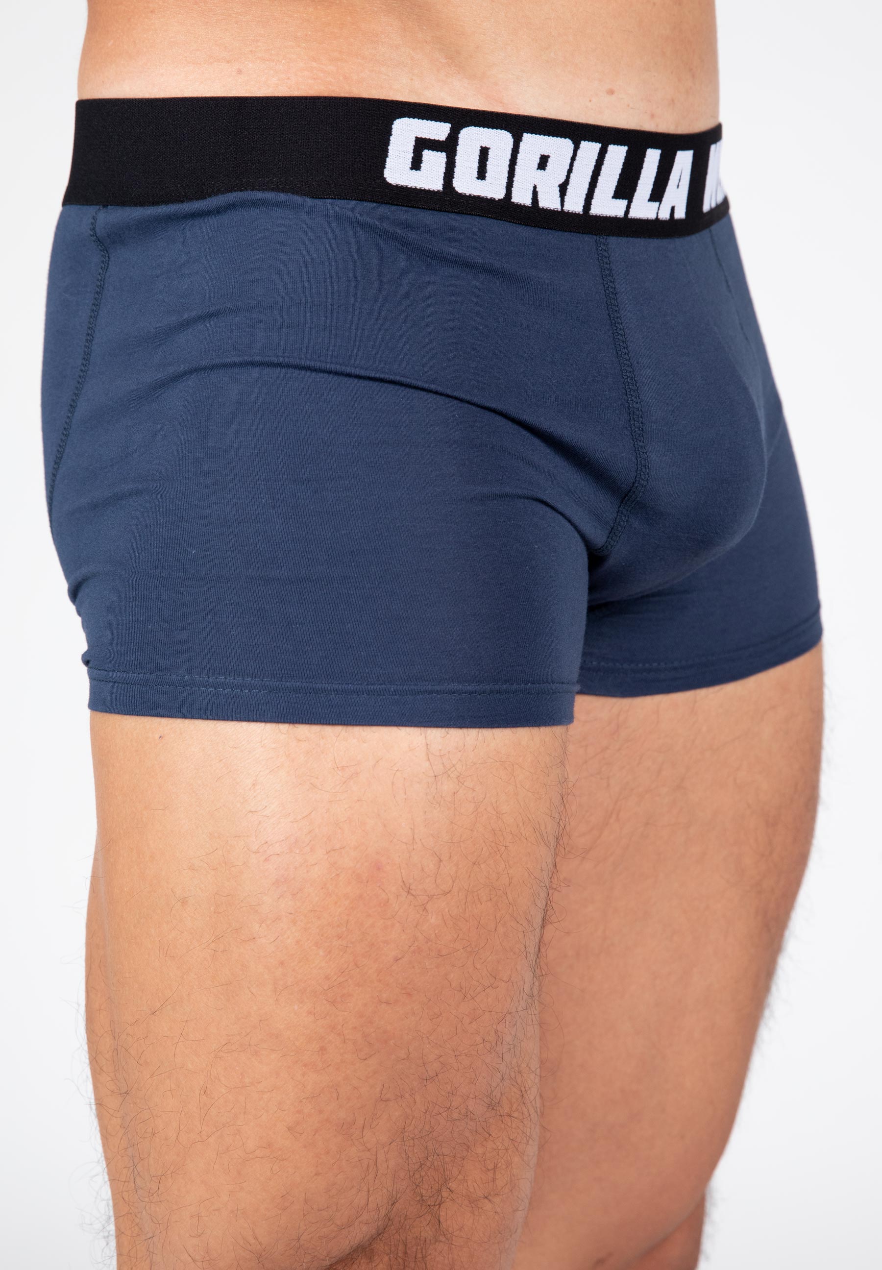 Gorilla Wear Boxershorts 3-pack, grey/navy/red - 30