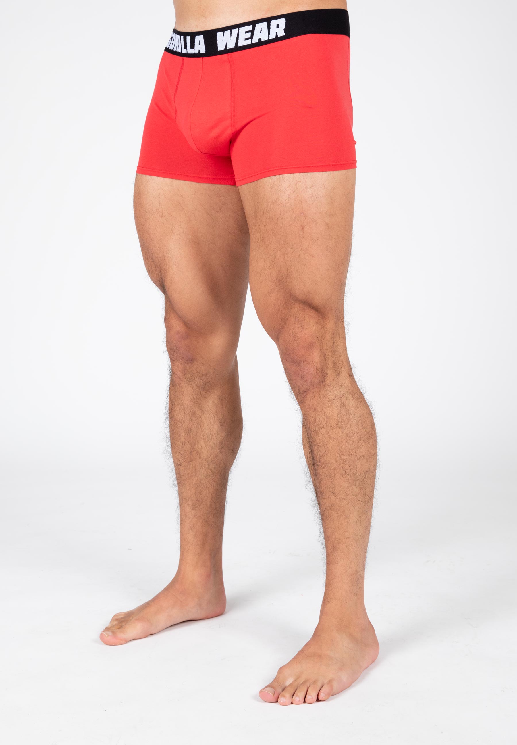 Gorilla Wear Boxershorts 3-pack, grey/navy/red - 10