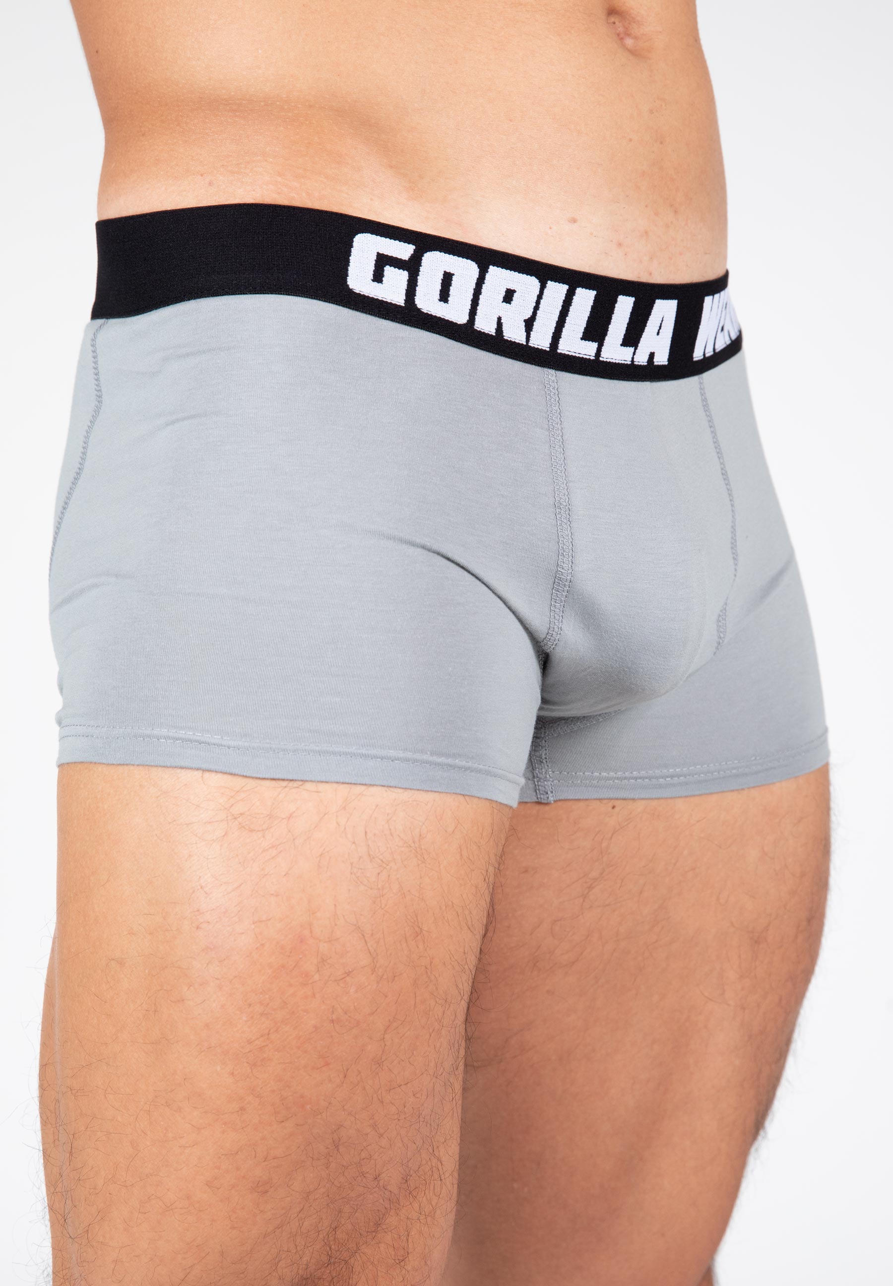 Gorilla Wear Boxershorts 3-pack, grey/navy/red - 23