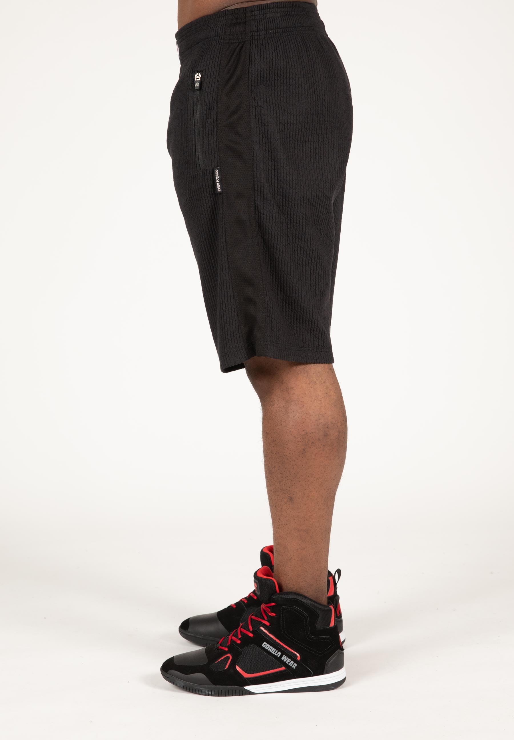 Augustine Old School Shorts, black/red - 7