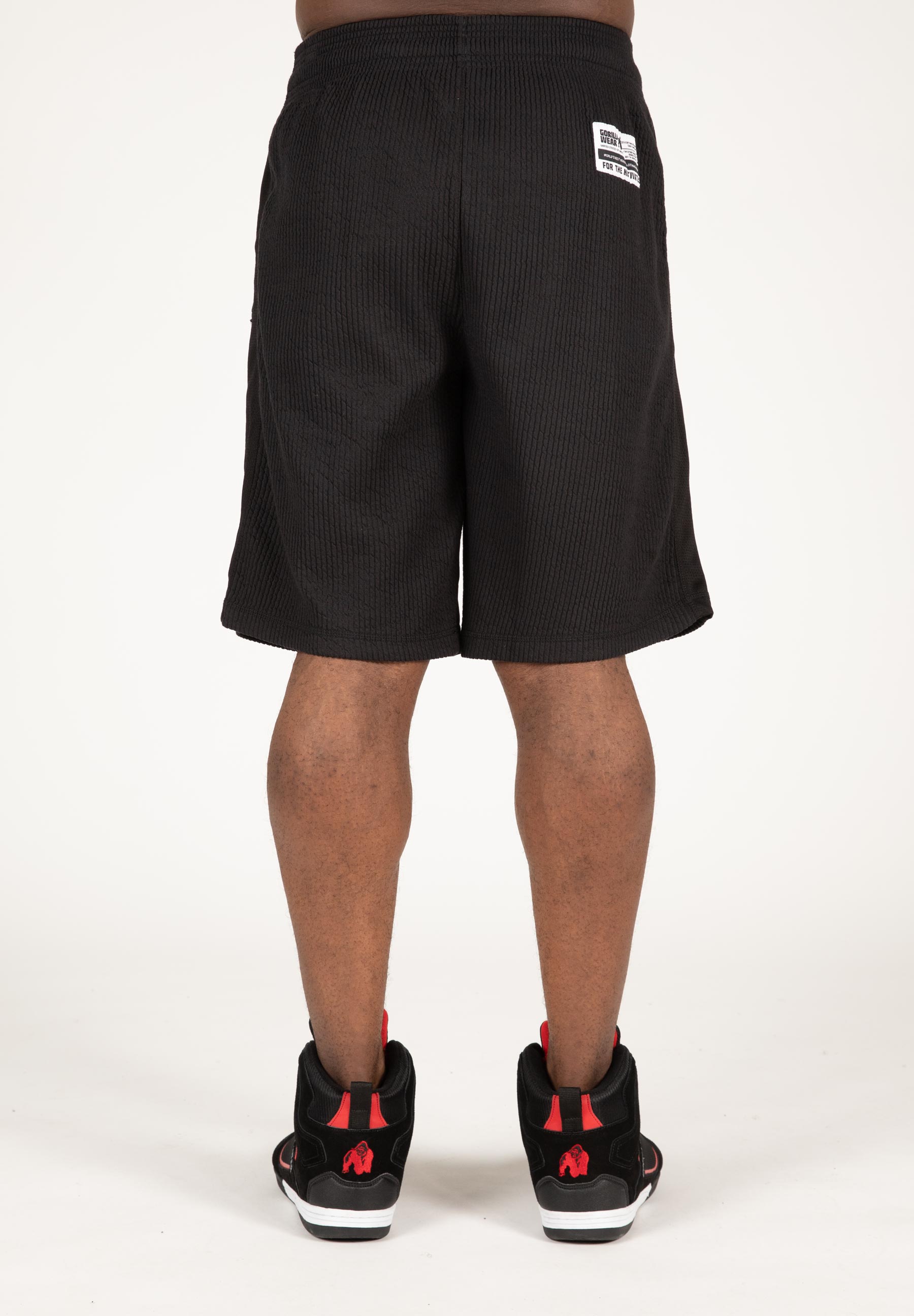 Augustine Old School Shorts, black/red - 9