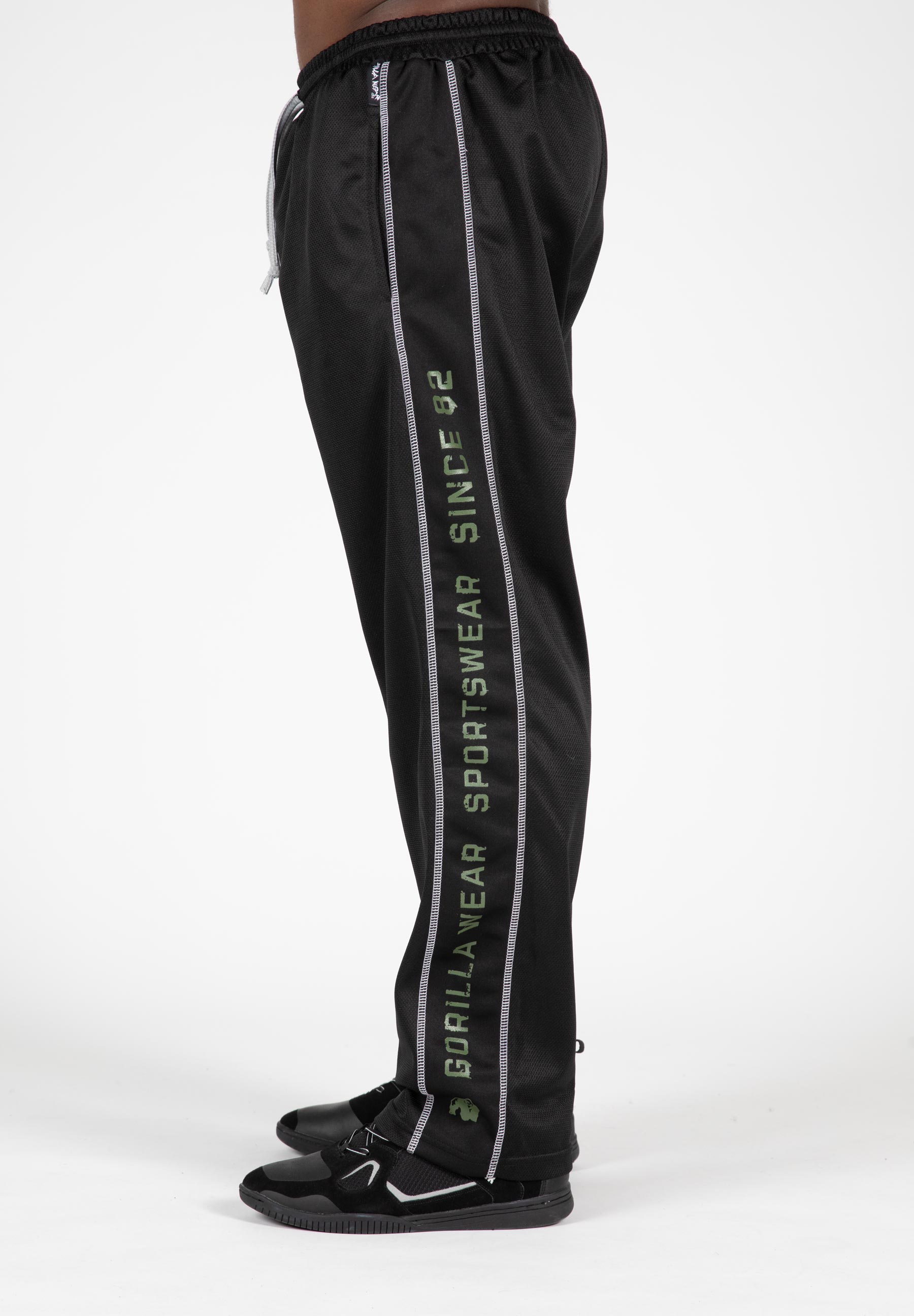 Functional Mesh Pants, black/green - 11