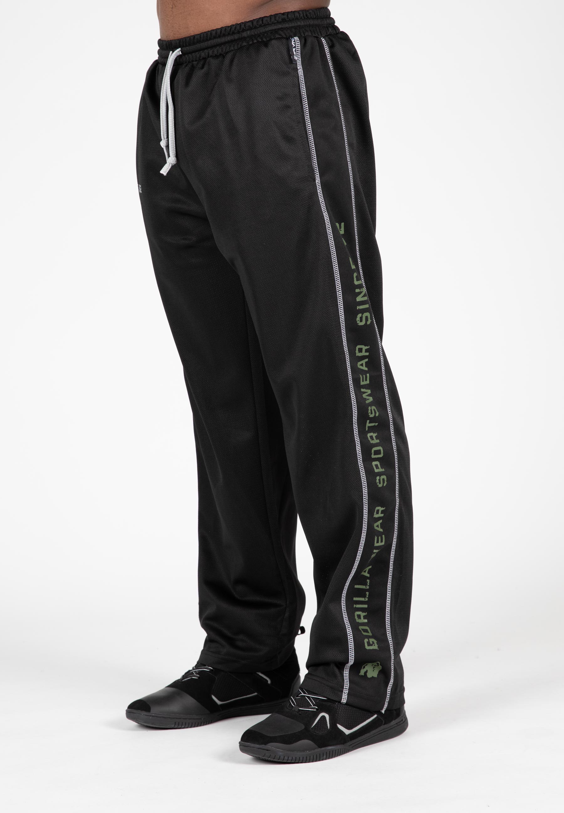 Functional Mesh Pants, black/green - 12