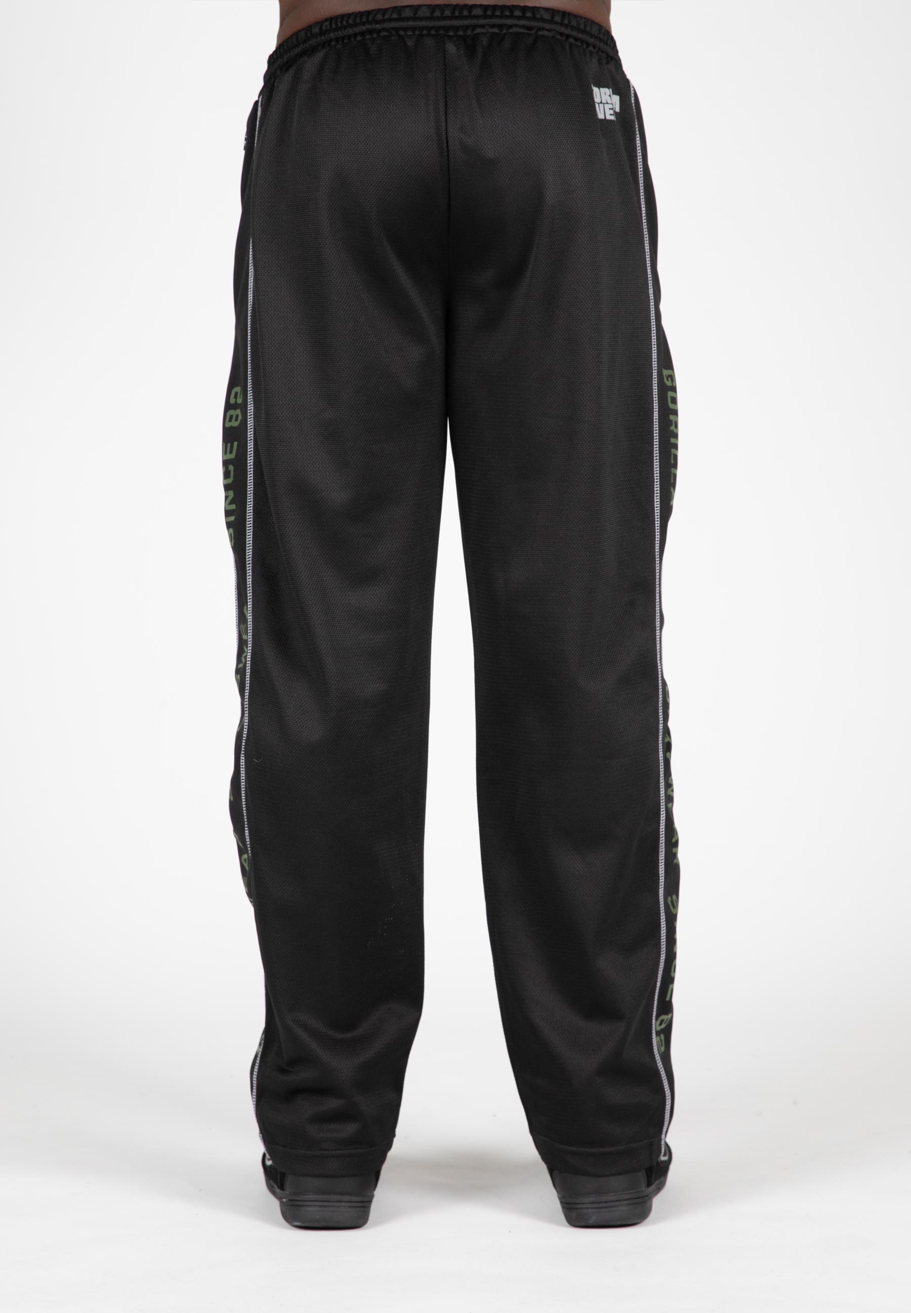 Functional Mesh Pants, black/green - 10
