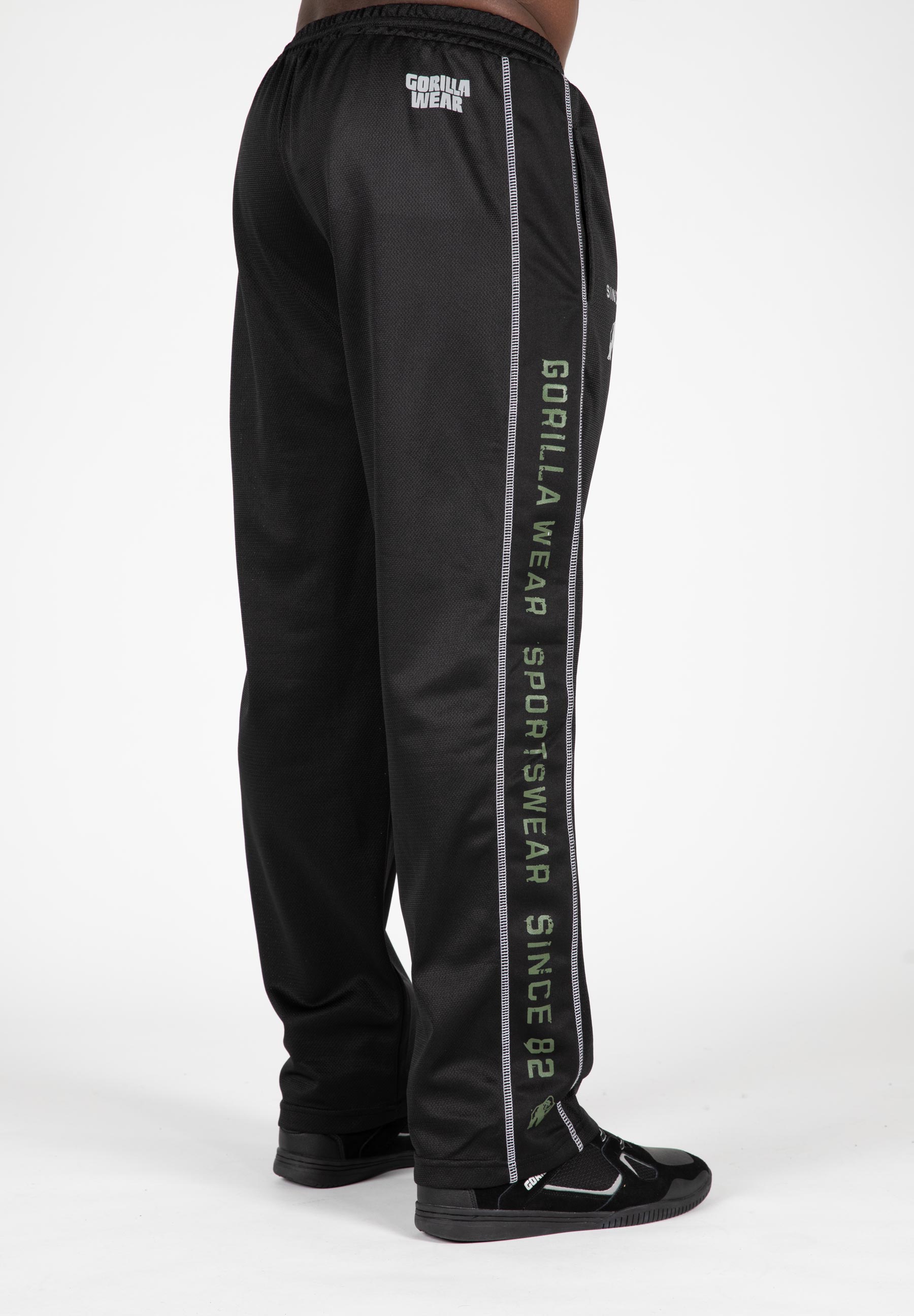Functional Mesh Pants, black/green - 9