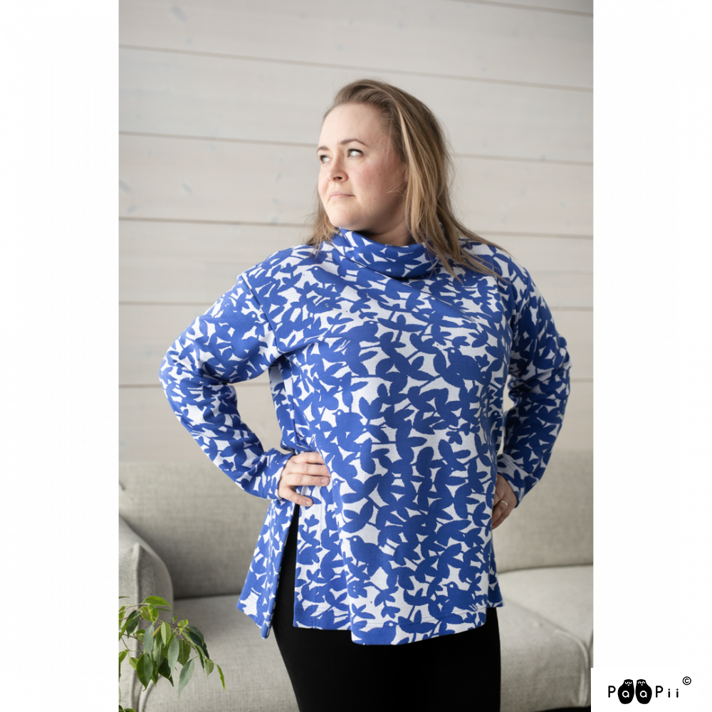 JACQUARD  NIGHTINGALE - BLUE - 2