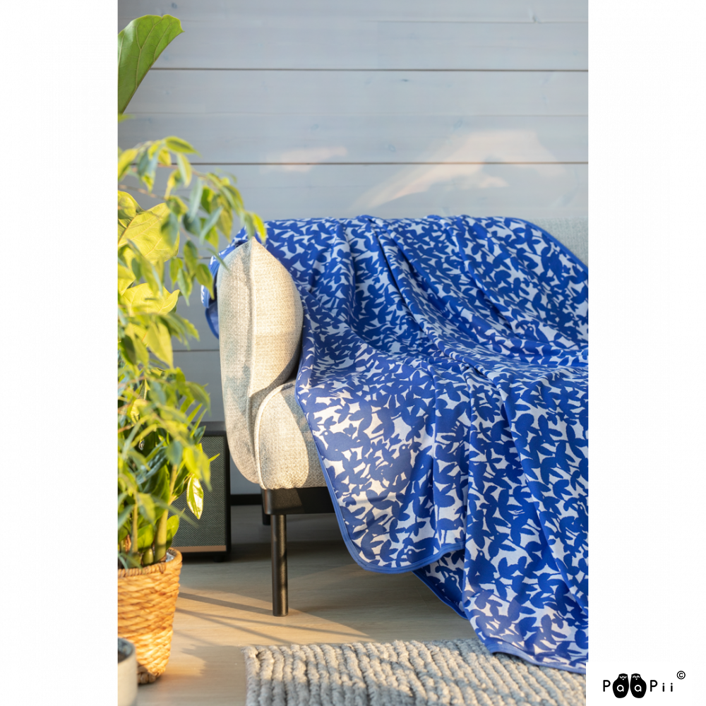 JACQUARD  NIGHTINGALE - BLUE - 3