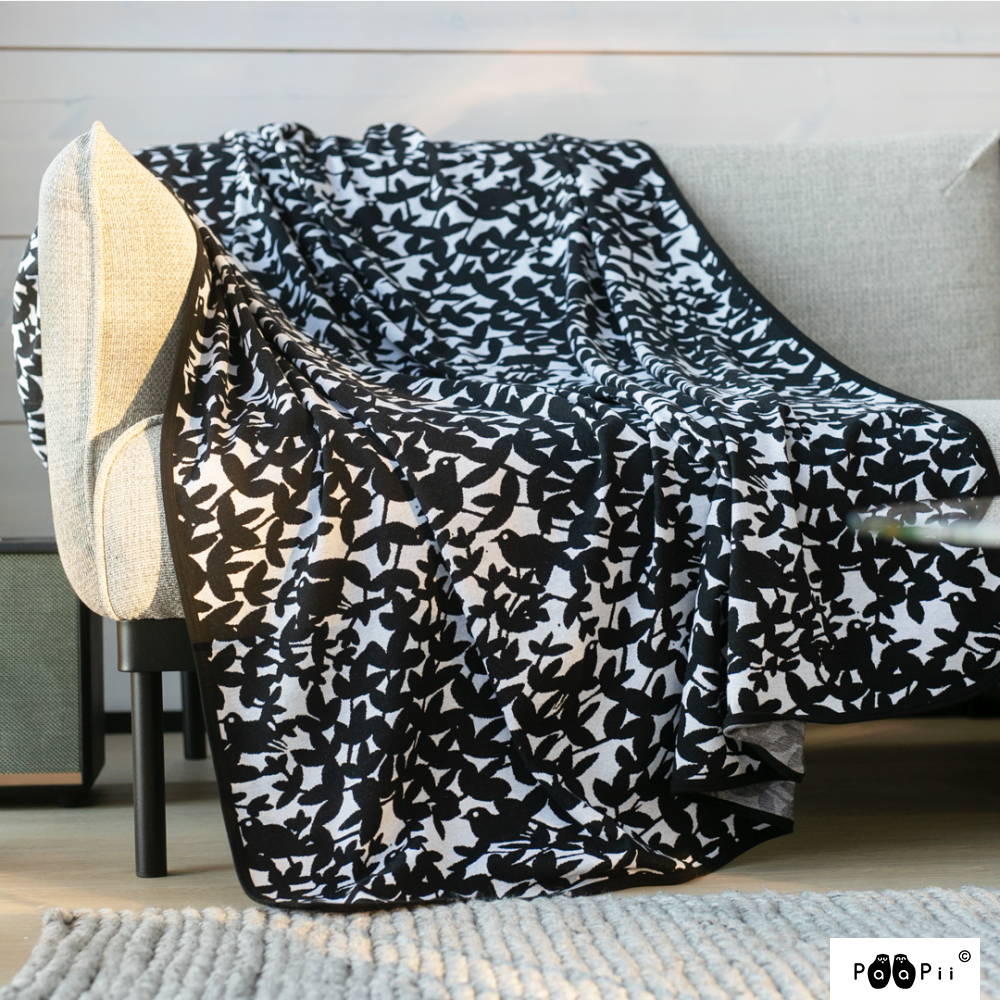 JACQUARD  NIGHTINGALE - BLACK - 3