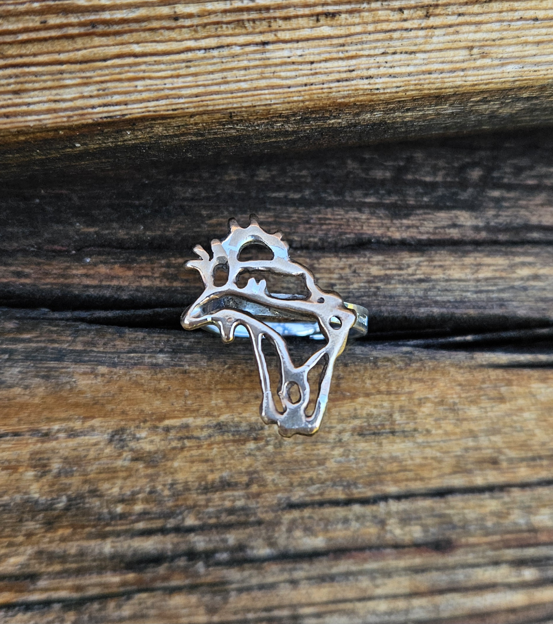 Älg ring i brons - 2