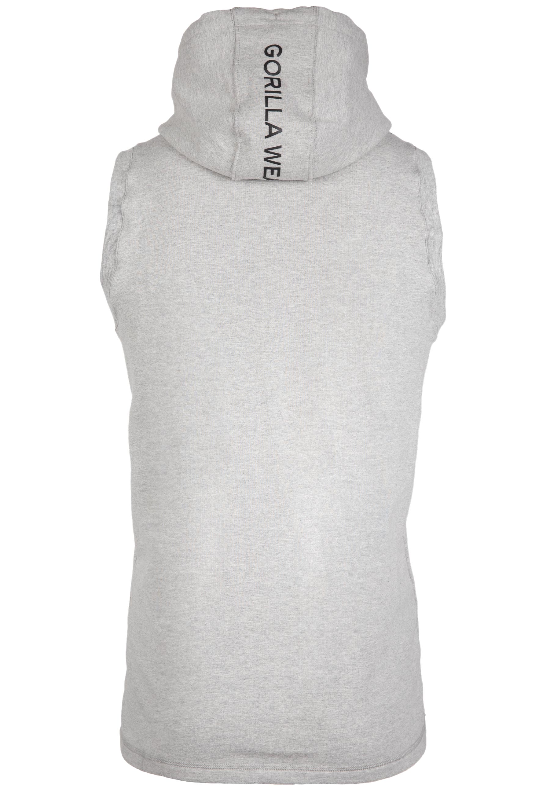 Lincoln Sleeveless Hoodie, grey - 5