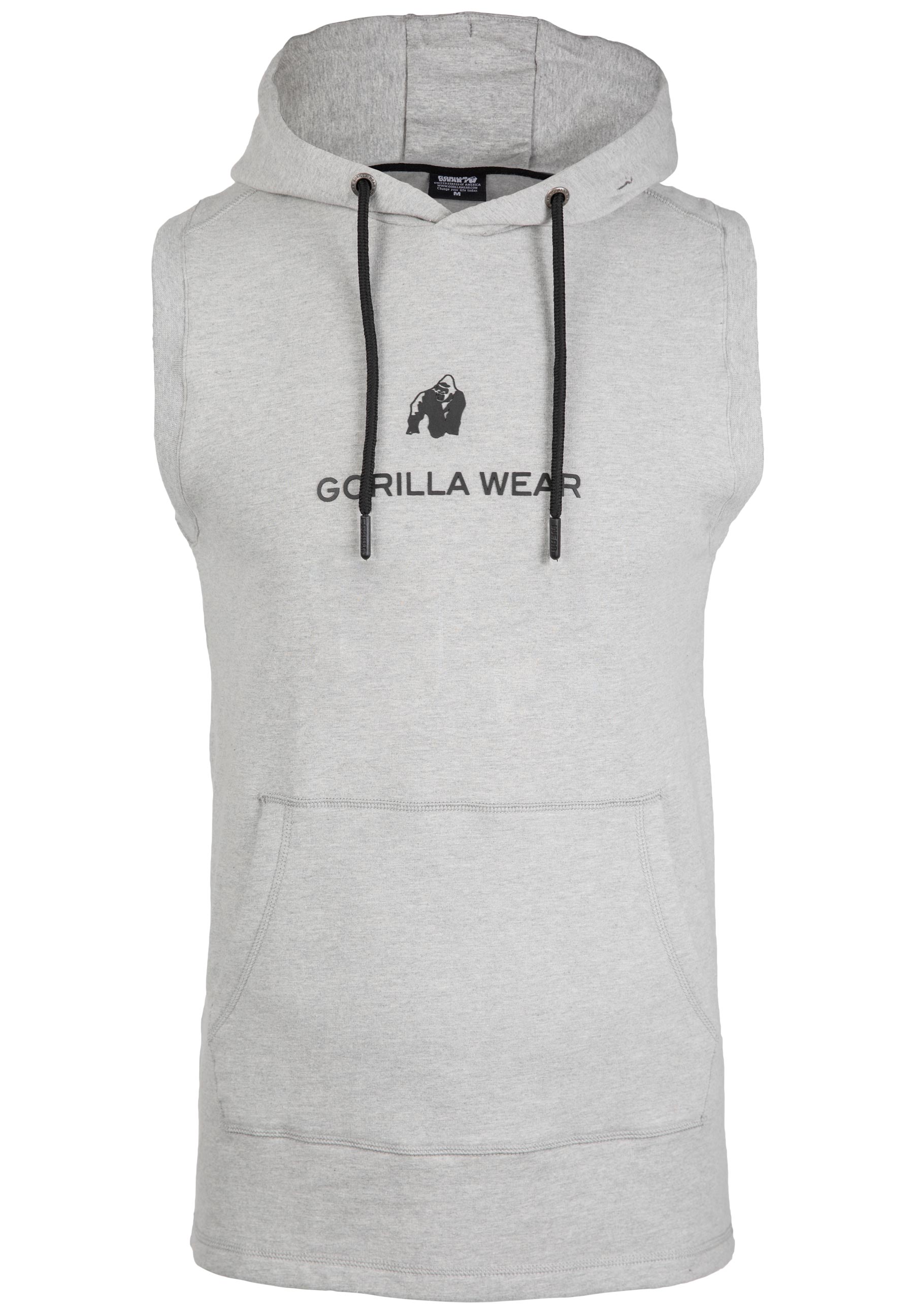 Lincoln Sleeveless Hoodie, grey - 4