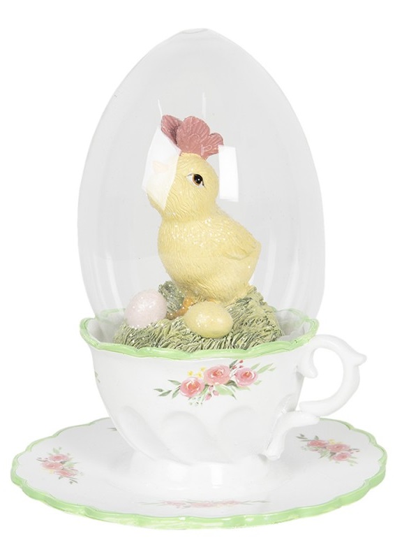 Chick in a coffee cup with a dome - 12x15 cm - 2