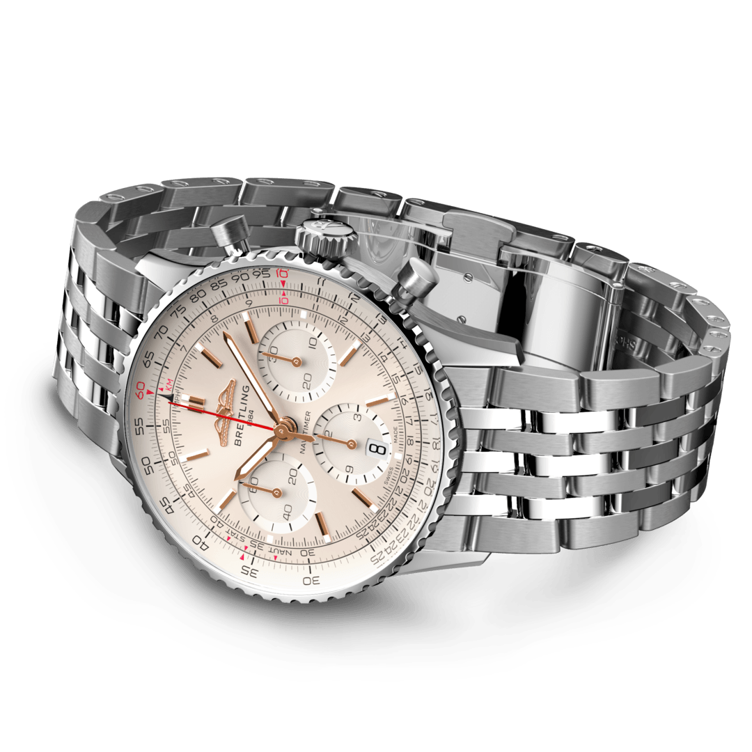 Breitling AB0139211G1A1 Breitling Navitimer B01 Chronograph 41 silver