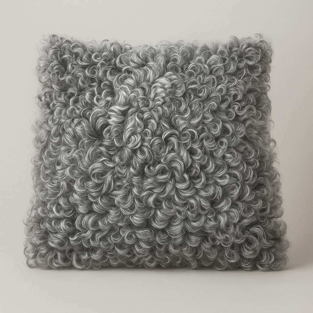 Kudde i äkta Gotlandskinn 45x45 cm