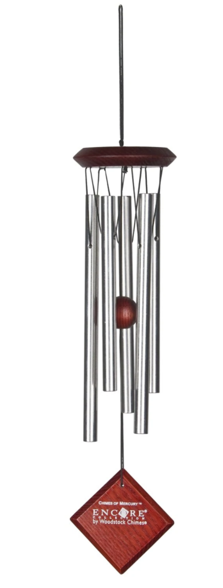 Vindspel, Woodstock  - Mercury Silver